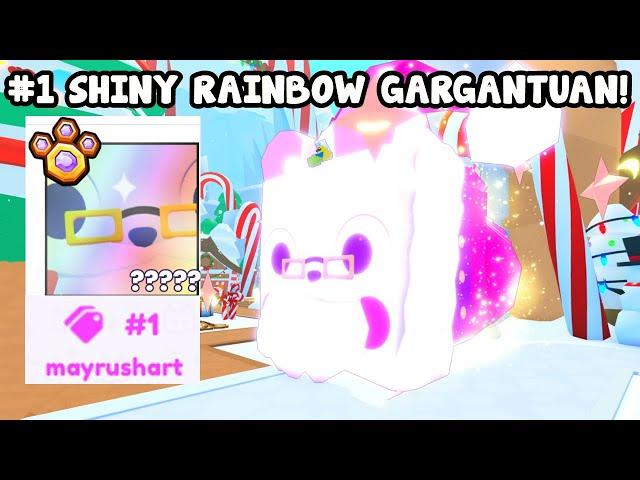 I HATCHED 1ST RAREST SHINY RAINBOW GARGANTUAN PET In Pet Simulator 99!