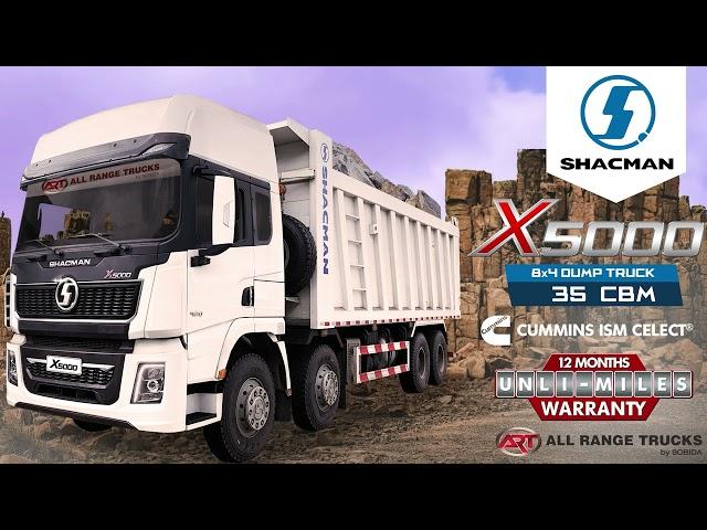 SHACMAN X5000 8X4 12-WHEEL DUMP TRUCK