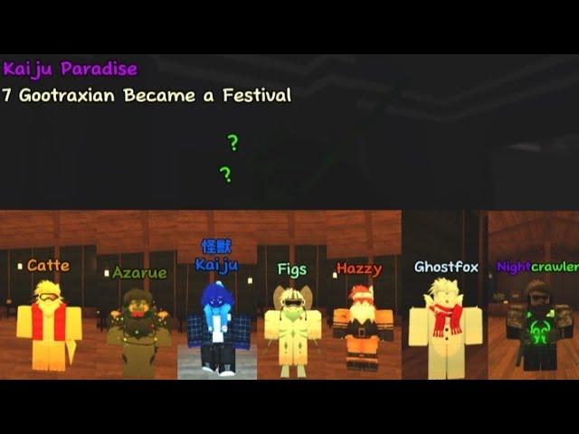 Roblox | Kaiju Paradise | 7 Gootraxian Became a Festival