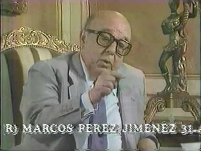 Napoleon Bravo entrevista al ex-Pte. Marcos Perez Jimenez (Parte 1)