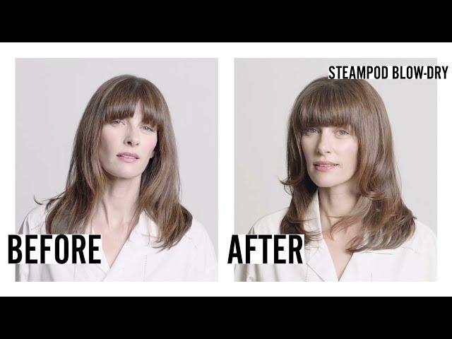 Steampod 3.0 Blow Wave: Steam style root lift and wave for flat hair