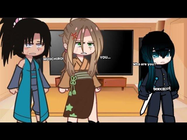 Muichiro bullies react him | My au | Gacha react