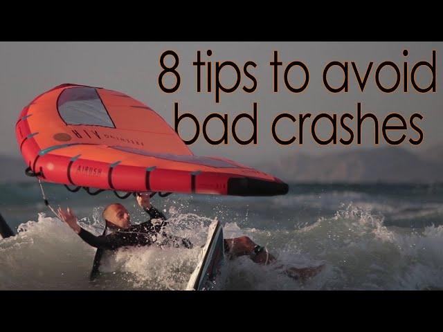 WING FOIL Crashing & tips to reduce the risks