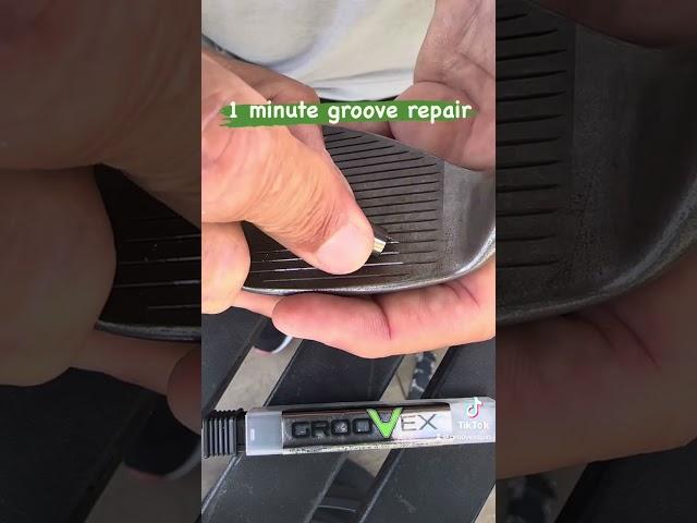 Repair your worn grooves in 1 minute with GrooVex.