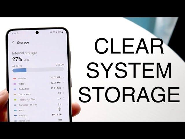 How To Clear System Storage On Android Phone! (2023)