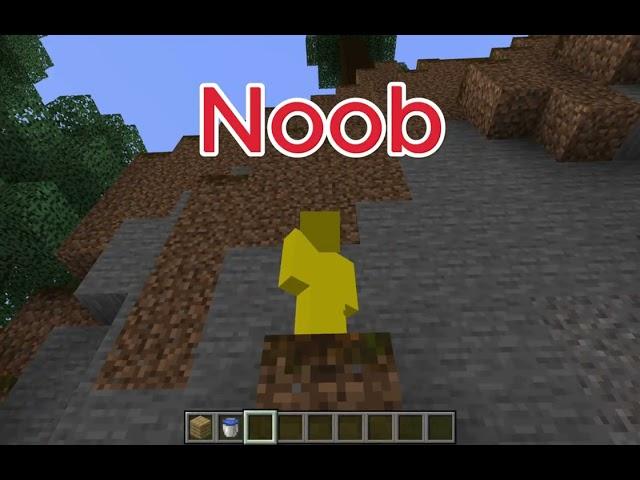 Noob vs. Pro Minecraft Lifehacks für Anfänger