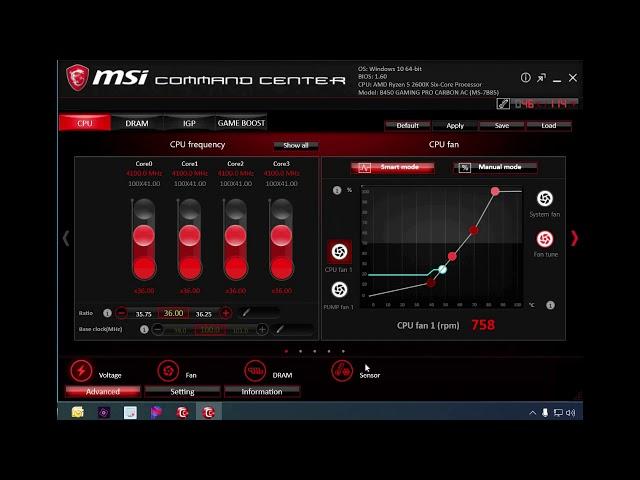 MSI Command Center  (By Request)