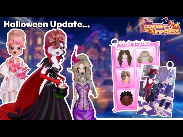 I PLAYED DRESS TO IMPRESS With THE NEW HALLOWEEN ITEMS