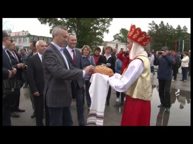 Врио губернатора Андрей Травников посетил с рабочей поездкой Краснозёрский район