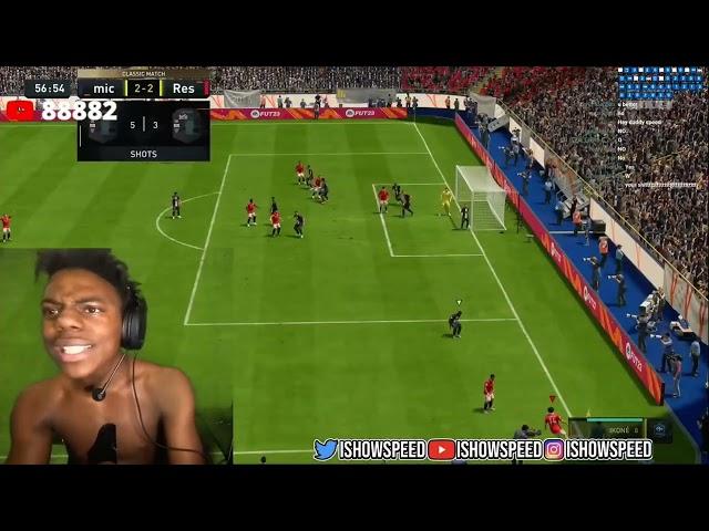 ISHOWSPEED LOSES WAGER TO 14 YEAR OLD - FIFA 23