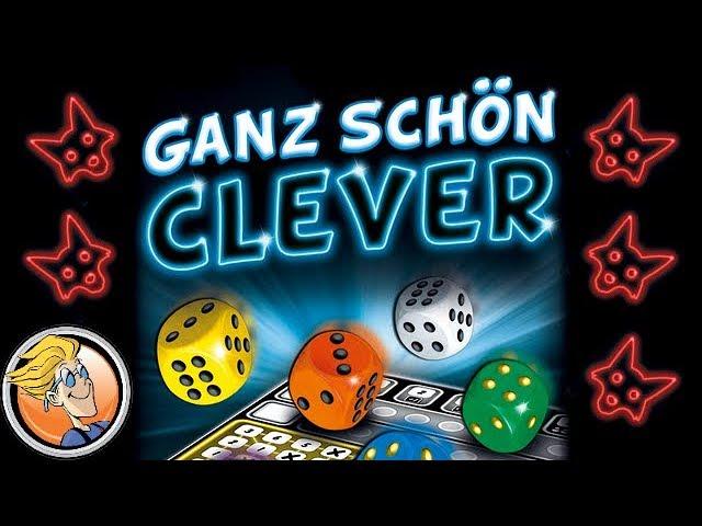 Ganz schön clever — rules explanation and solo playthrough