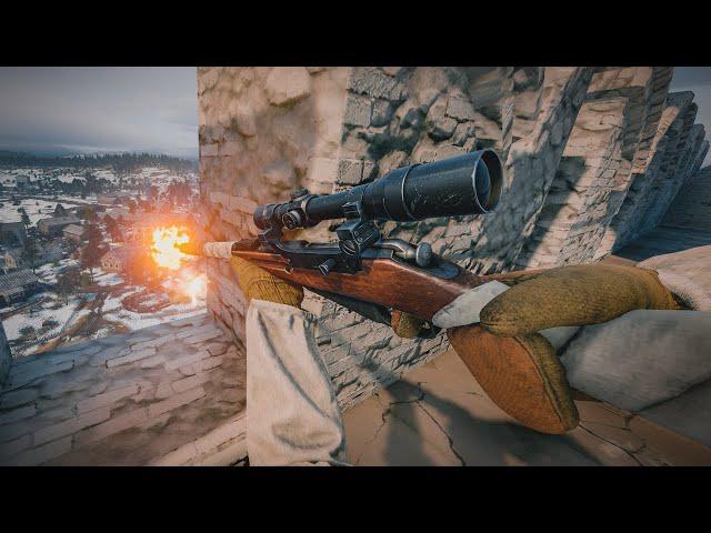 Sniper gameplay | Battle for Moscow | Enlisted [1440p 60fps] No Commentary