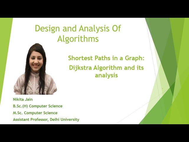 L - 1.15 : Mastering Dijkstra's Algorithm: Shortest Path Analysis Explained Simply |Greedy Algorithm