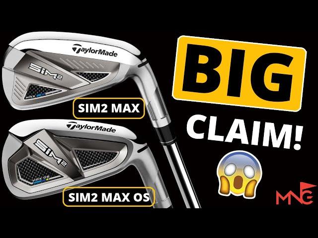 HUGE CLAIM BUT IS IT TRUE? TaylorMade SIM2 Max Iron & SIM2 Max OS Iron