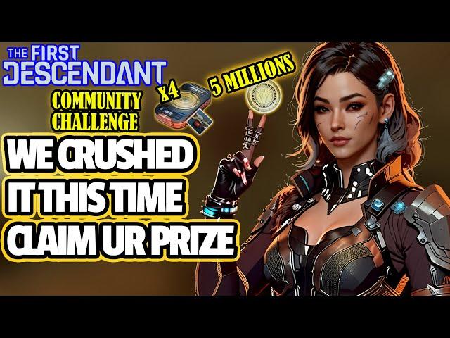 [FIRST DESCENDANT] We CRUSHED The Challenge CLAIM Your Sweet Loot & FAST ENZO Challenge For Make up