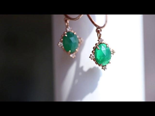 Jewelry NUVO Misha green Earring 02