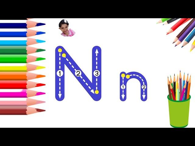 pencil colours ll alphabet ll How write alphabet???||##made for kids #eiva @eivaeducationhome950