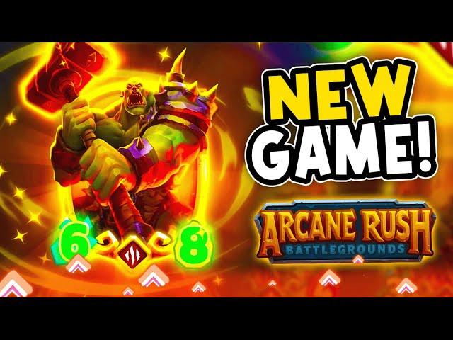 My First Look at Arcane Rush: Battlegrounds! A New Auto-Battler!