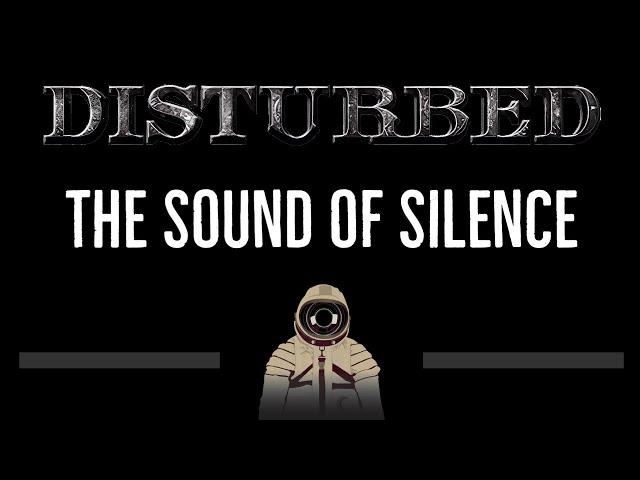 Disturbed • The Sound of Silence (CC)  [Karaoke] [Instrumental Lyrics]