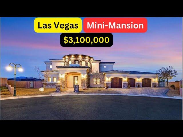 Las Vegas Mansion, 6,398 sqft, 1/2 Acre, 4 Bed, 6 Bath, Pool & Mountain Views