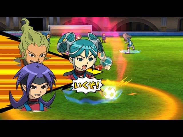 Inazuma Eleven Strikers Go 2013 Aliea Academy vs Dark Emperors Wii (Dolphin Emulator)