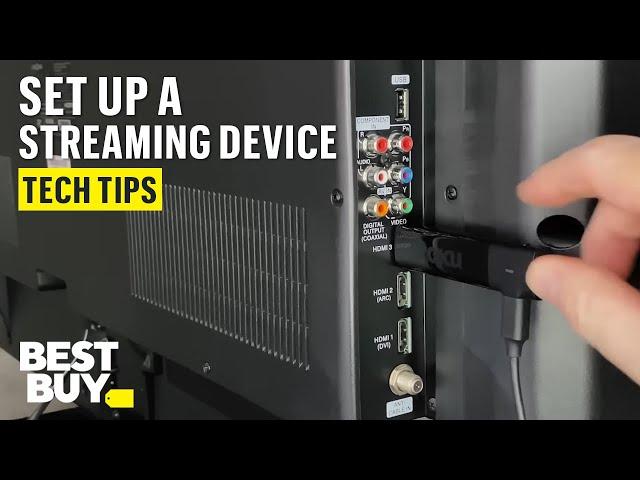 How to Add a Streaming Device to Your TV - Tech Tips from Best Buy