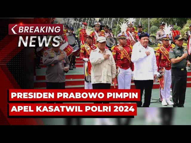 BREAKING NEWS - Presiden Prabowo Pimpin Apel Kasatwil Polri 2024