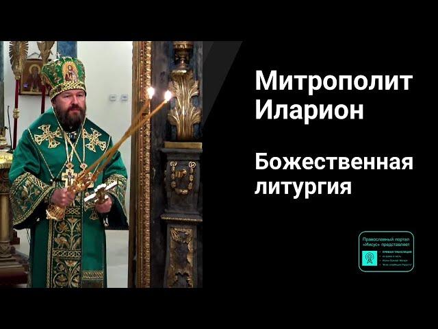 Митрополит Иларион | Прямая трансляция | Божественная литургия | 04.06.2023