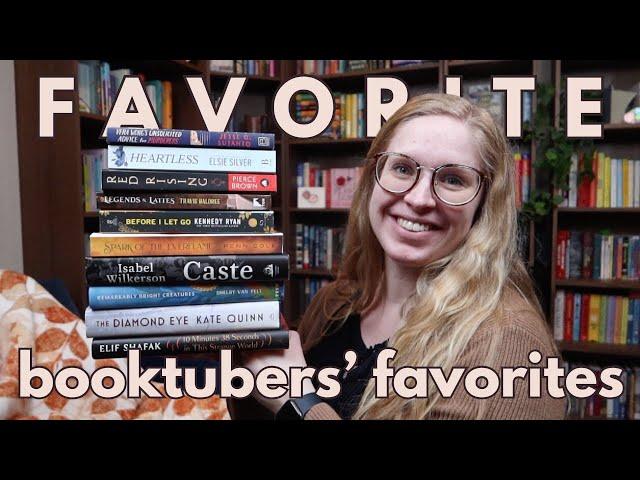 reading my favorite booktubers' favorite books of 2024!