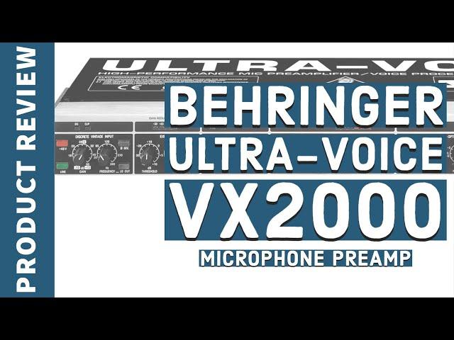 Behringer Ultra-Voice Pro VX2000 in Details and Audio demo