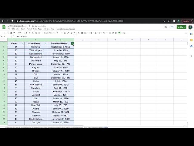 How to filter by date in Google Sheets