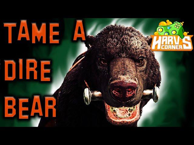 Ark How To Tame A Dire Bear - Ark Survival Evolved