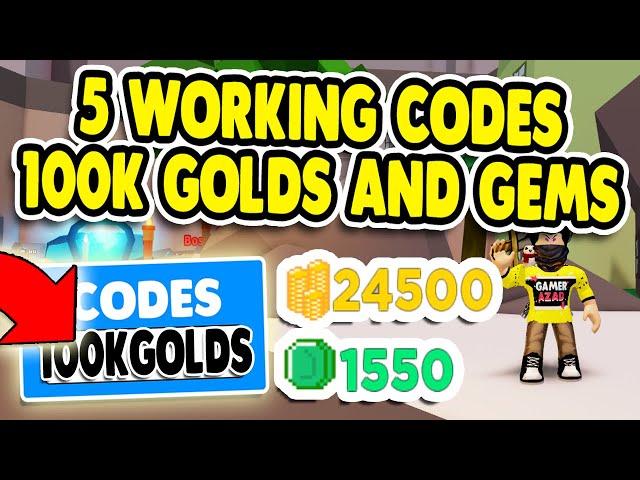 ALL EPIC GOLD AND GEMS CODE FOR RPG SIMULATOR ROBLOX