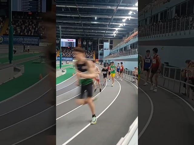 U18 Türkiye Salon Şampiyonası Erkekler 1500 metre serileri