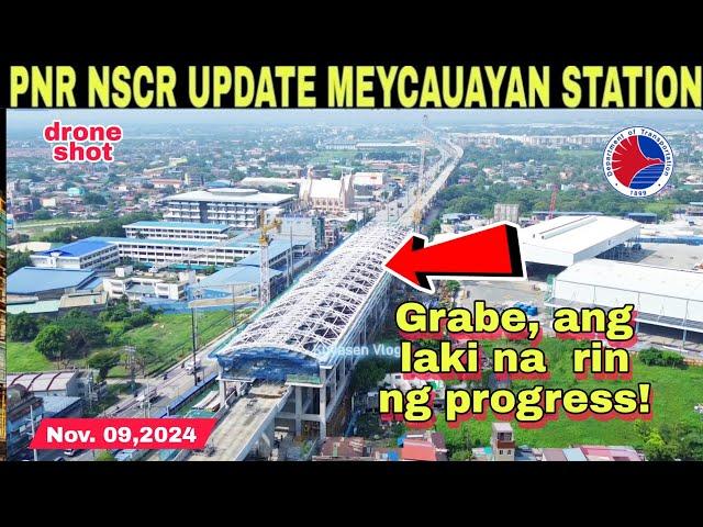 Bubong, malapit na rin mabuo!PNR NSCR UPDATE MEYCAUAYAN STATION|BULACAN|Nov.09|build better more