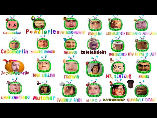 CoComelon Intro With All Celebrities In One Video | PART 1