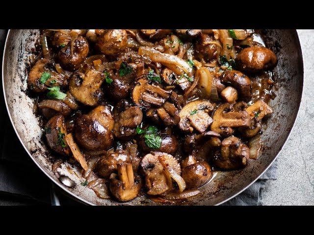 Garlic Butter Mushrooms & Onions