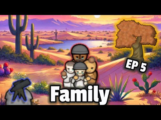 Calm Before The Storm | NOTHING Solo Rimworld Tribal Desert Start #5