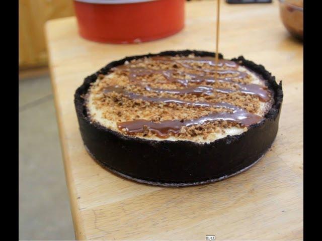 Caramel Chocolate cheesecake (Cooking with Jason)