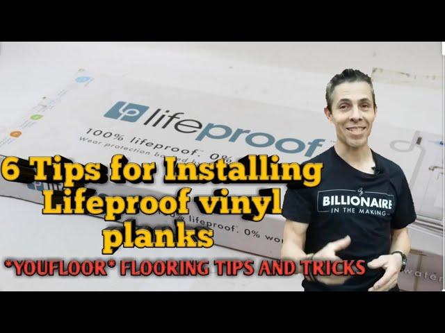 How to Install LifeProof Vinyl Flooring - 6 tips for installing lifeproof vinyl planks