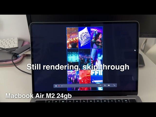 Macbook Air M2 vs Macbook Pro M4 Max Davinci Resolve playback comparison