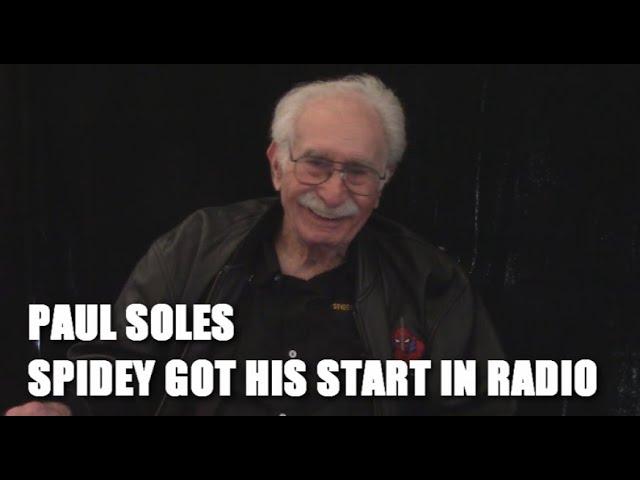 The Original Spider-Man Voice Actor Paul Soles (Star of Stage, Film & TV) Career Began in Radio.