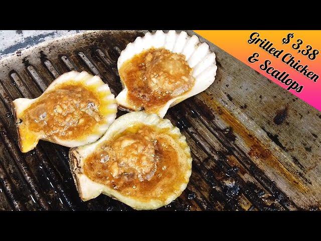 Grilled Chicken Thigh with Scallops at Overload Avenue [Lapu-Lapu City - Philippines]