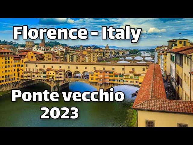 Florence Italy - Ponte vecchio Firenze