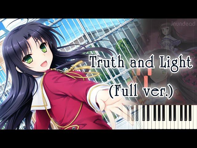 [Hello Lady! OP 2] Truth and Light (Full ver.) Piano Arrangement