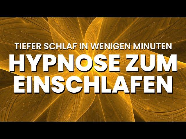 Hypnose zum Einschlafen: Schnell tief schlafen (Einschlafen & Durchschlafen), sehr stark