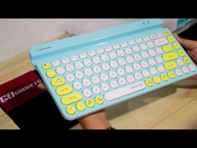 UNBOXING | A4Tech Fstyler FBK30 Bluetooth & 2.4G Wireless Keyboard Avocado | GO GADGETS