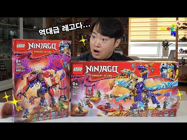 Lego Ninjago New Chaos and Focus Dragons review!