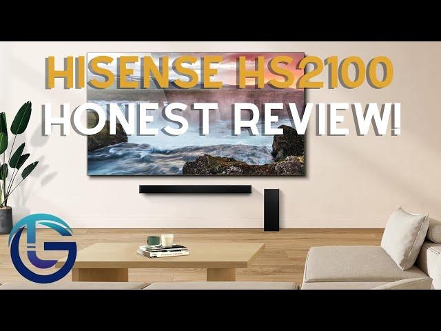 Best Budget Soundbar! Hisense HS2100 Honest Review!