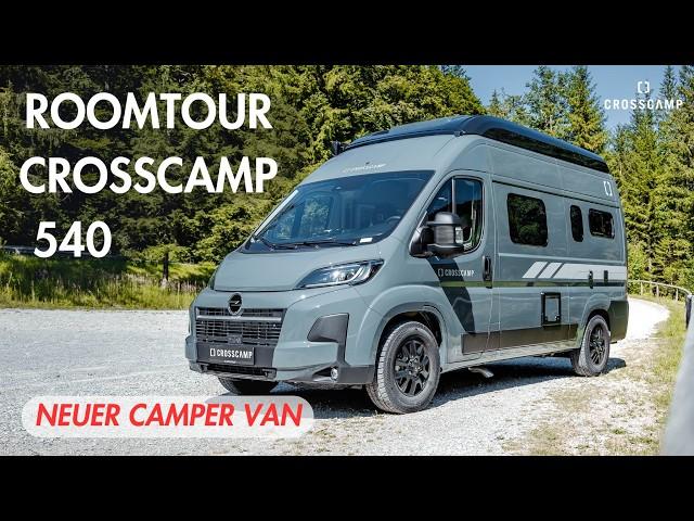 Roomtour CROSSCAMP 540 – kompakter Camper Van mit Vollausstattung